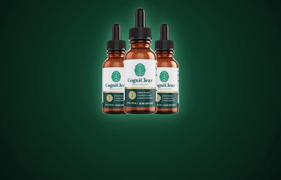 Three bottles of CogniClear